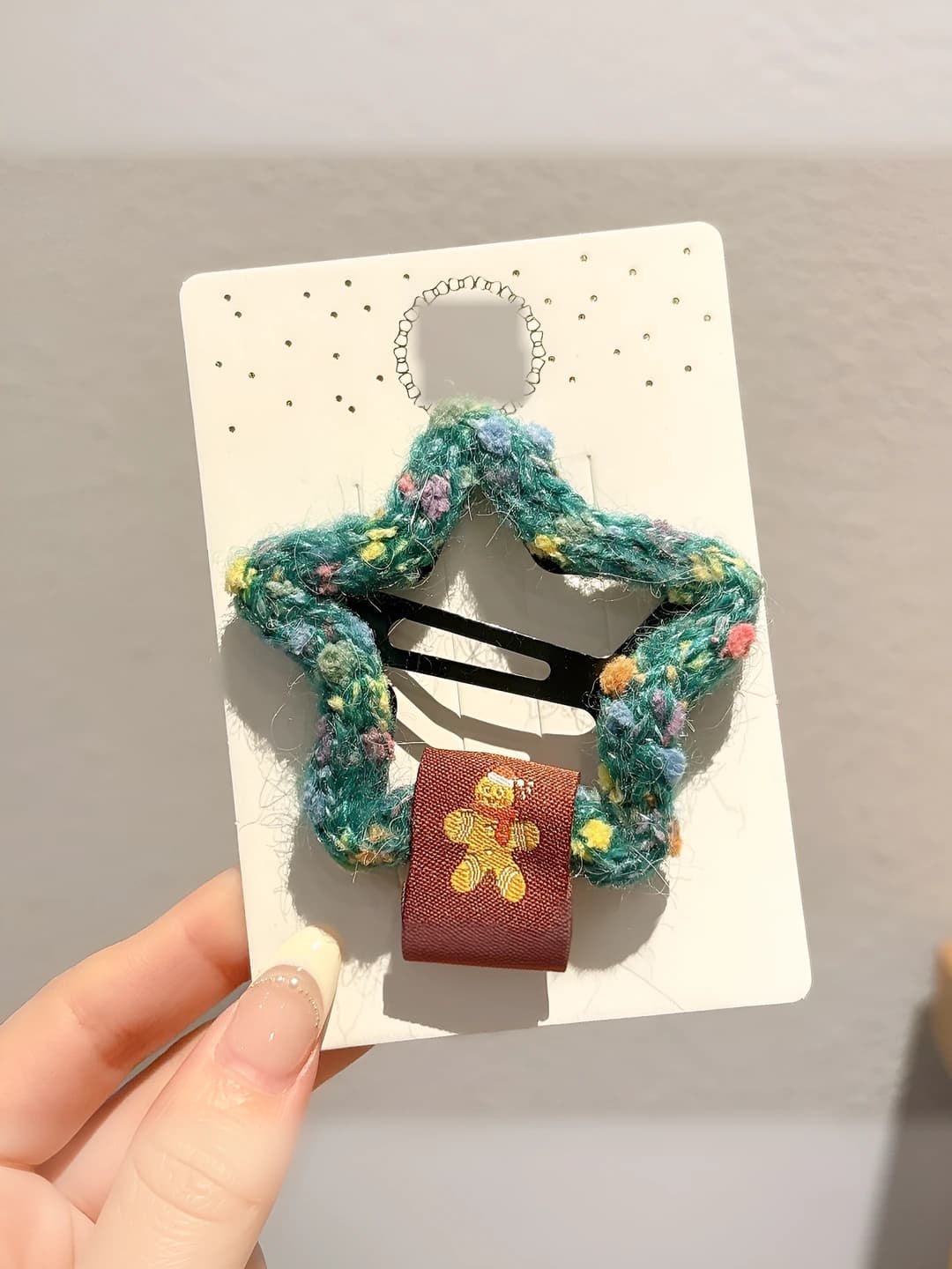 3# Christmas - green - 6 cm