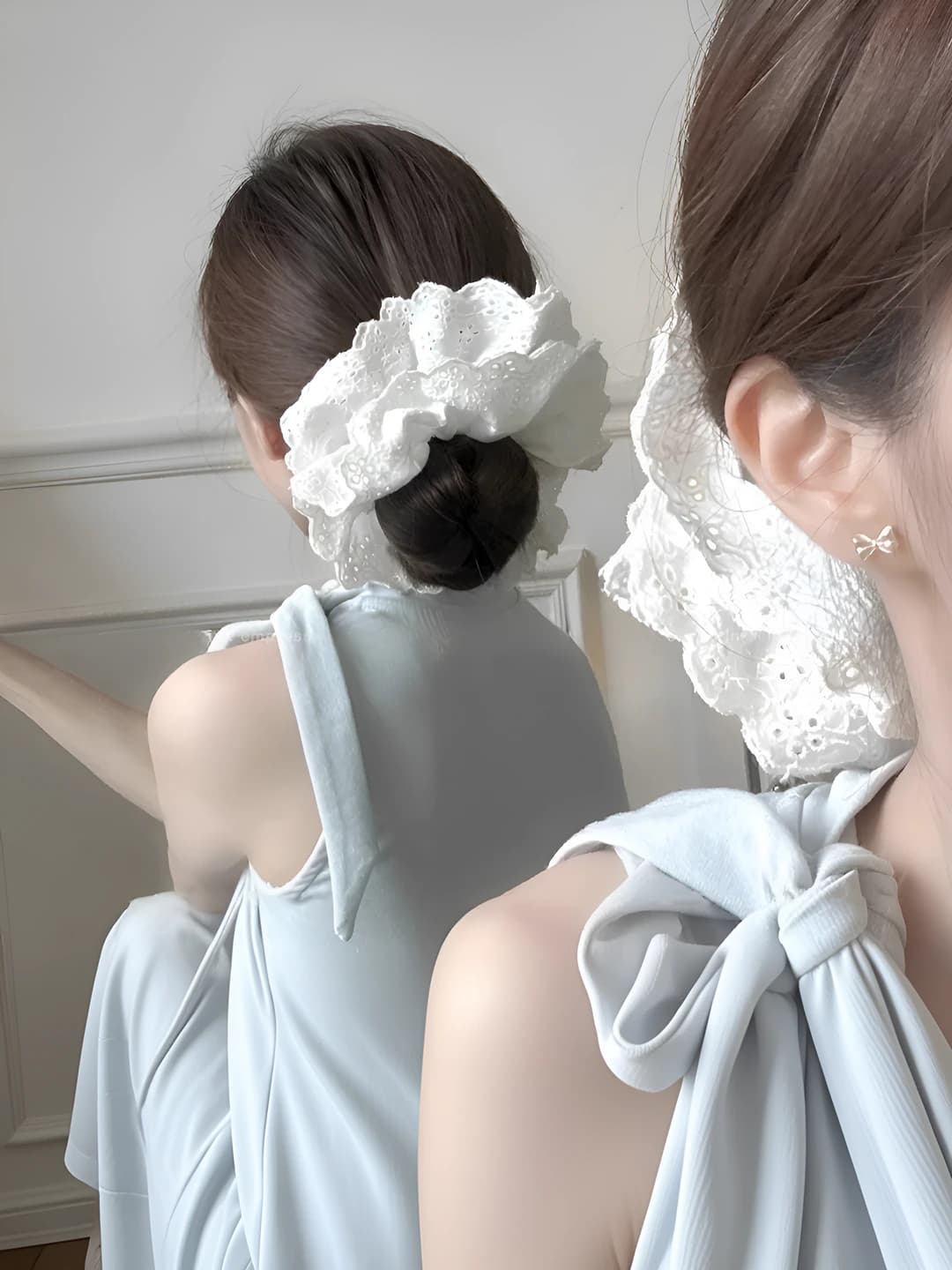 White lace, 4 layers