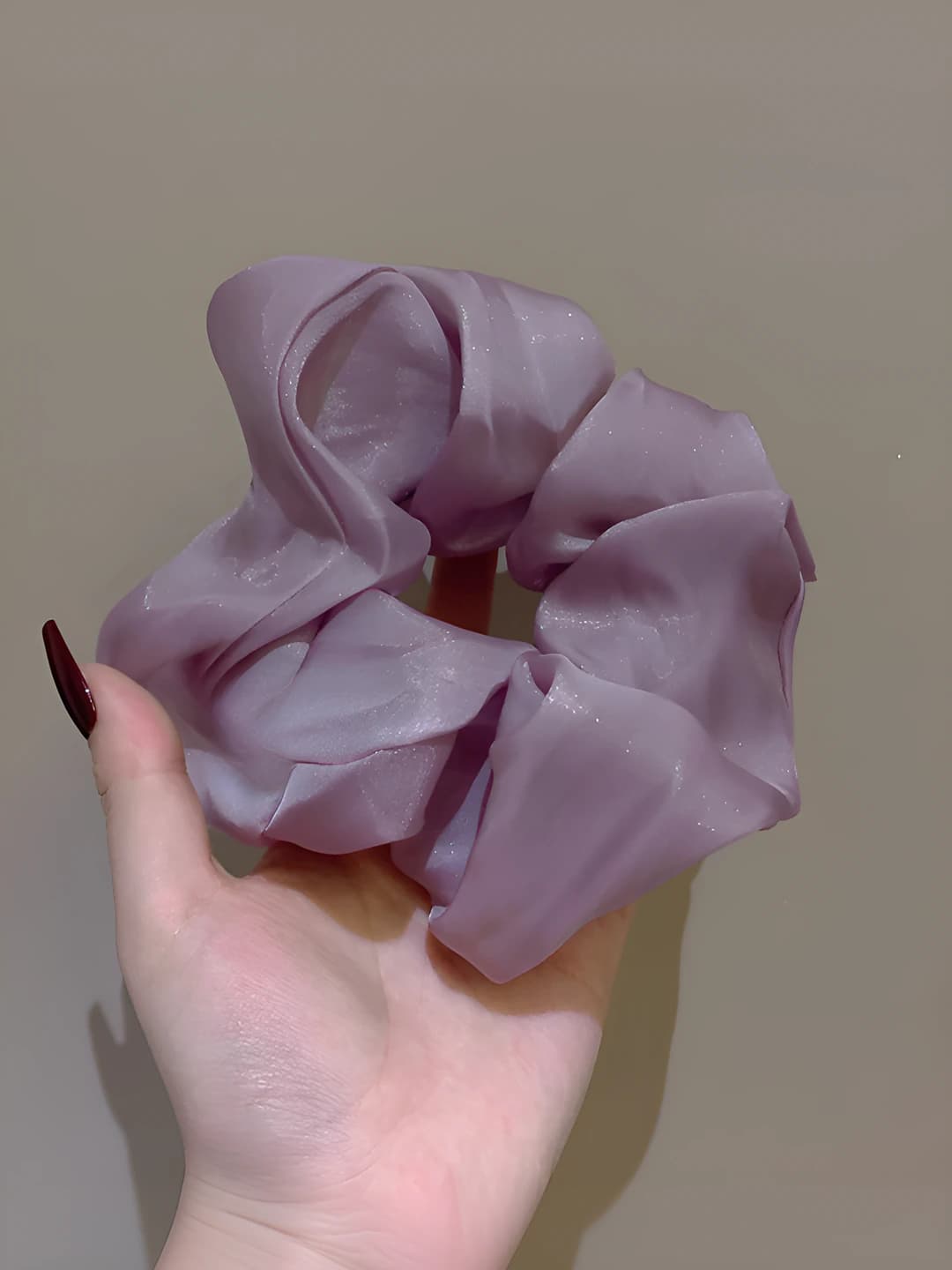 1# Purple Big Hoop 11 cm