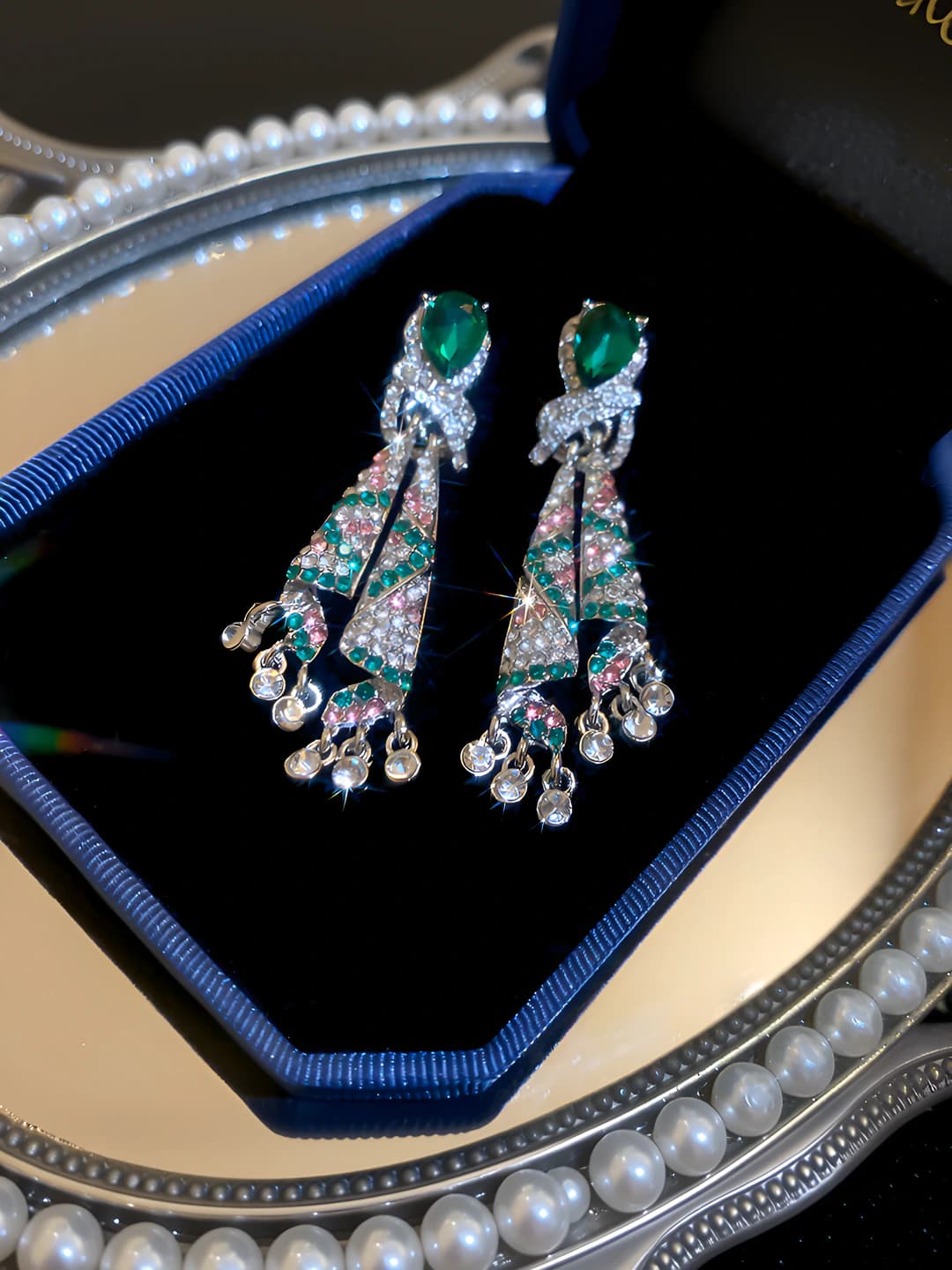 60# Silver posts - Silver - Green - Pink