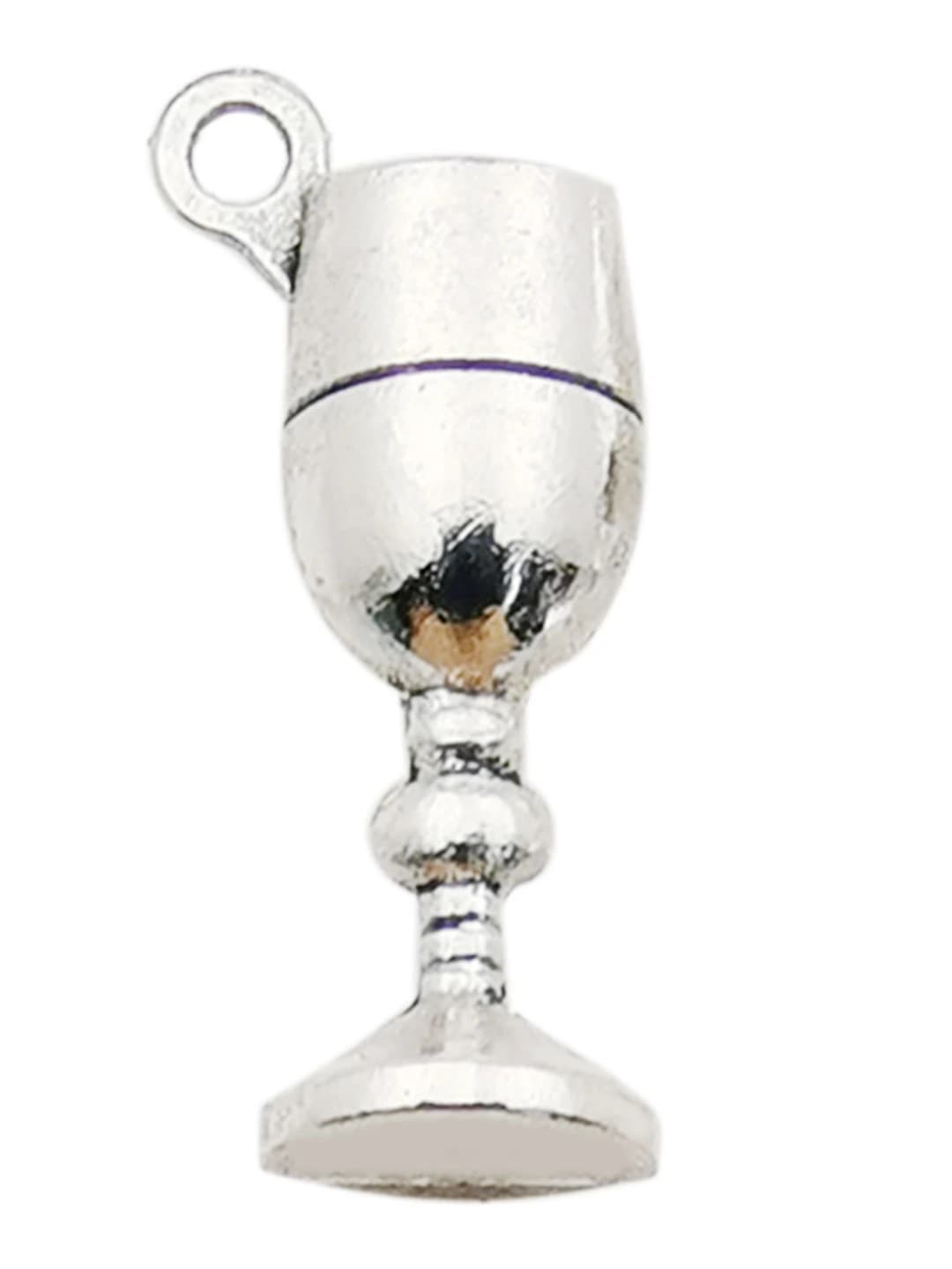 1 шт. старинное серебро бокал 9x21mm-1.5g