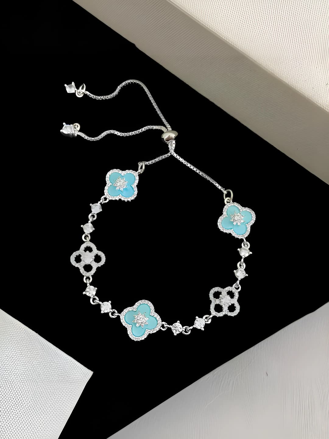 Bracelet - Silver - Blue