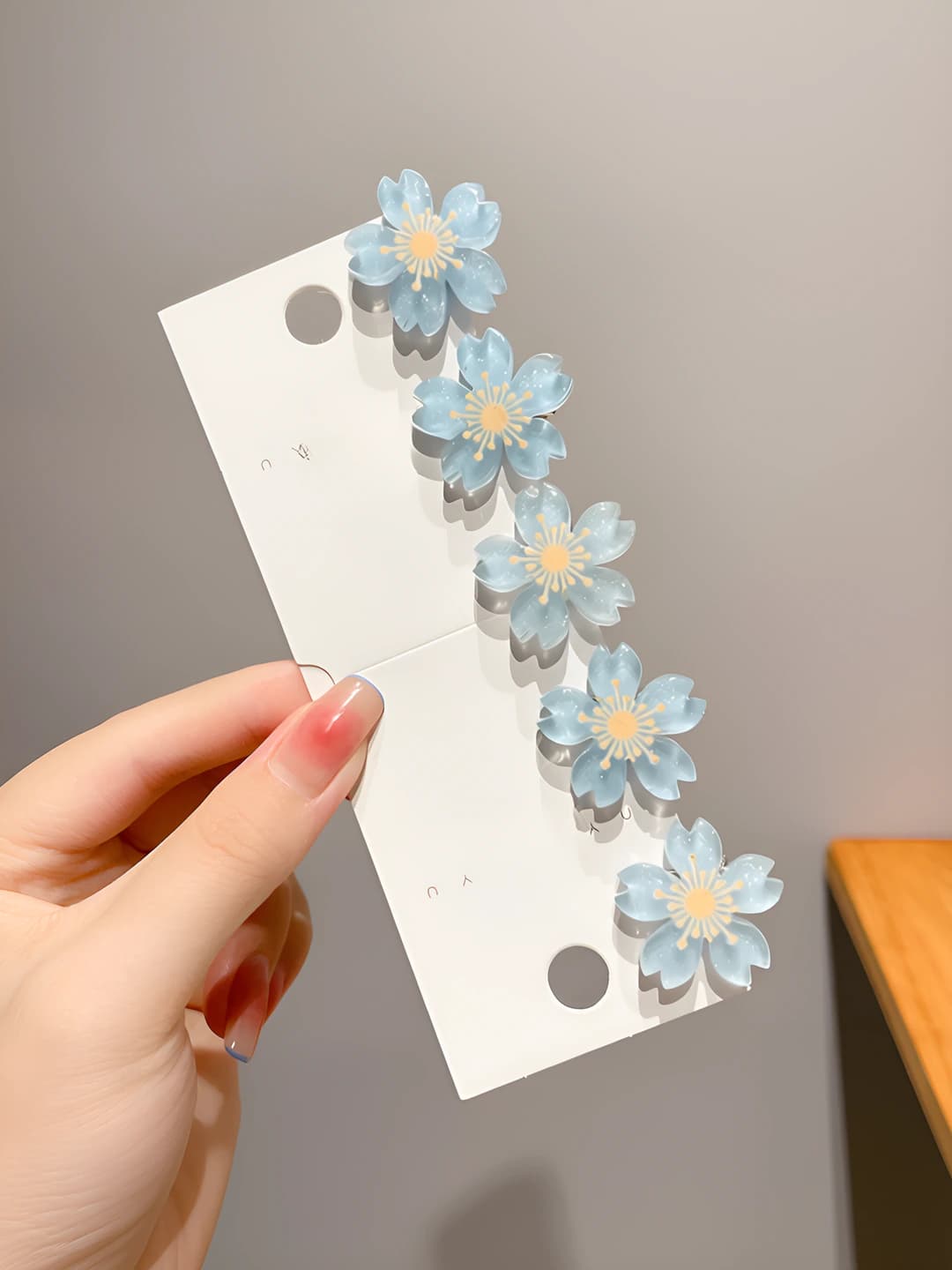 3# sakura blue 5 pcs