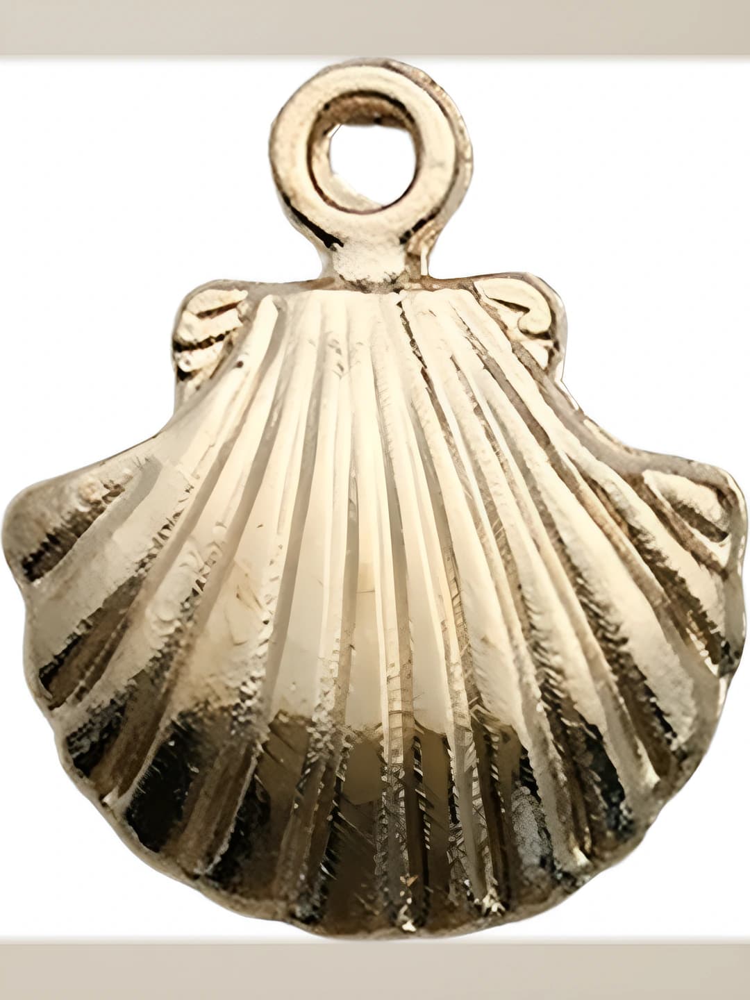 K gold, shell 15x18mm-1g