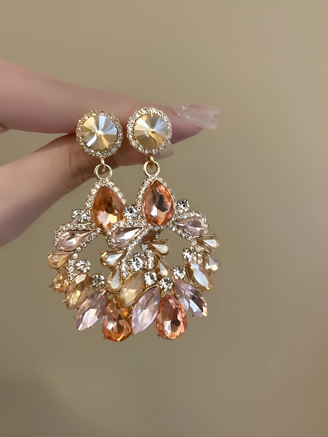 5# Серебряный штифт - Золотой - Розовый