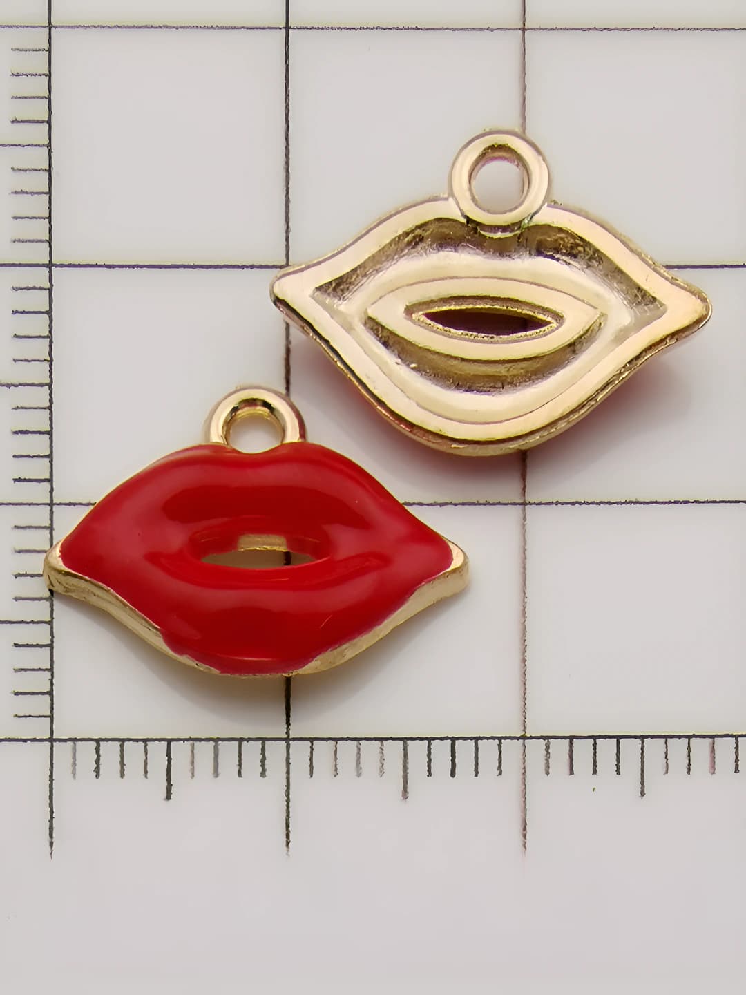 1 pc red lips 13x18-0.9g-10982