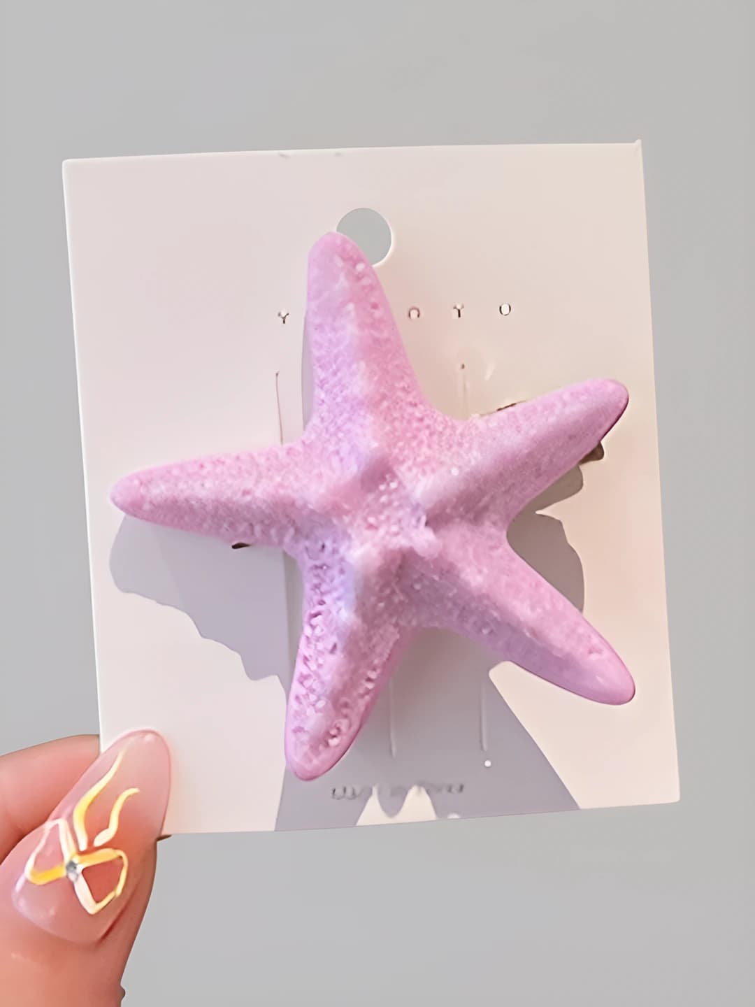 2# Starfish, purple, 5.5 cm