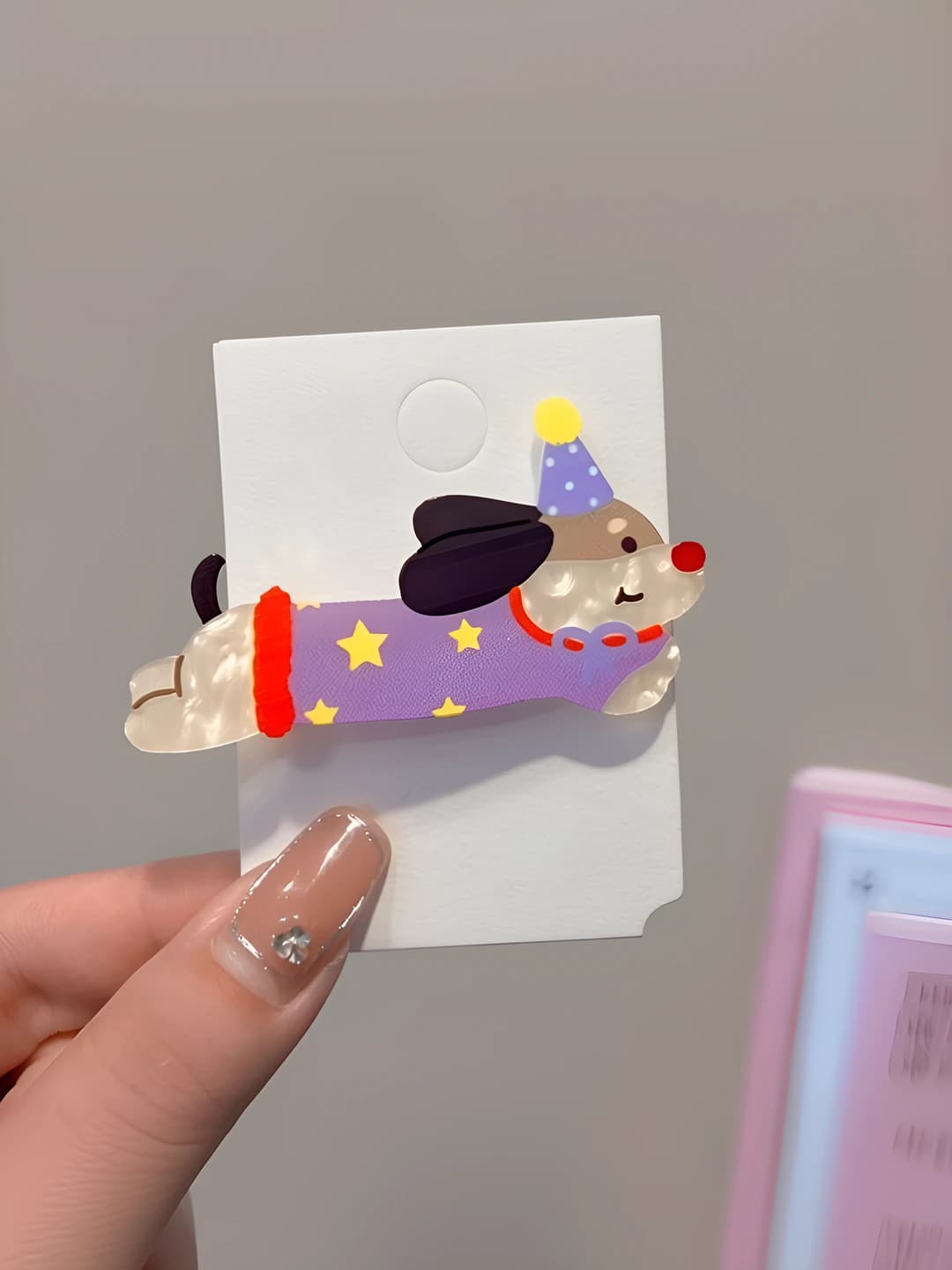 5# Pajama dog hair clip