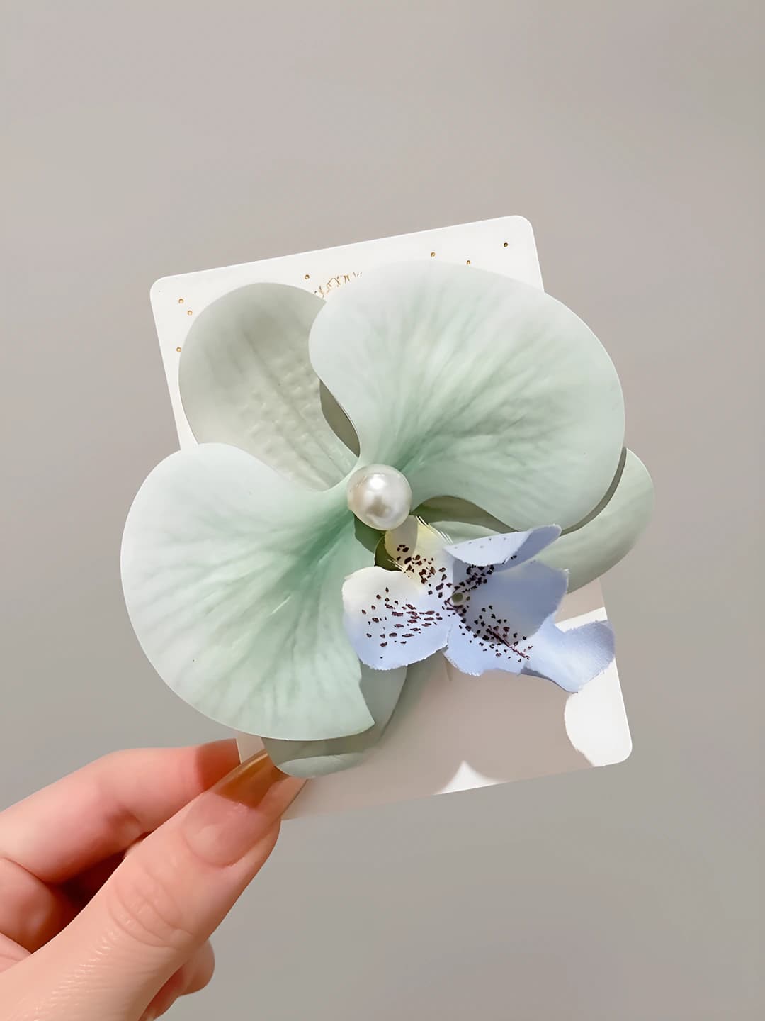 4# Yashil - phalaenopsis marvarid o'lik qisqich