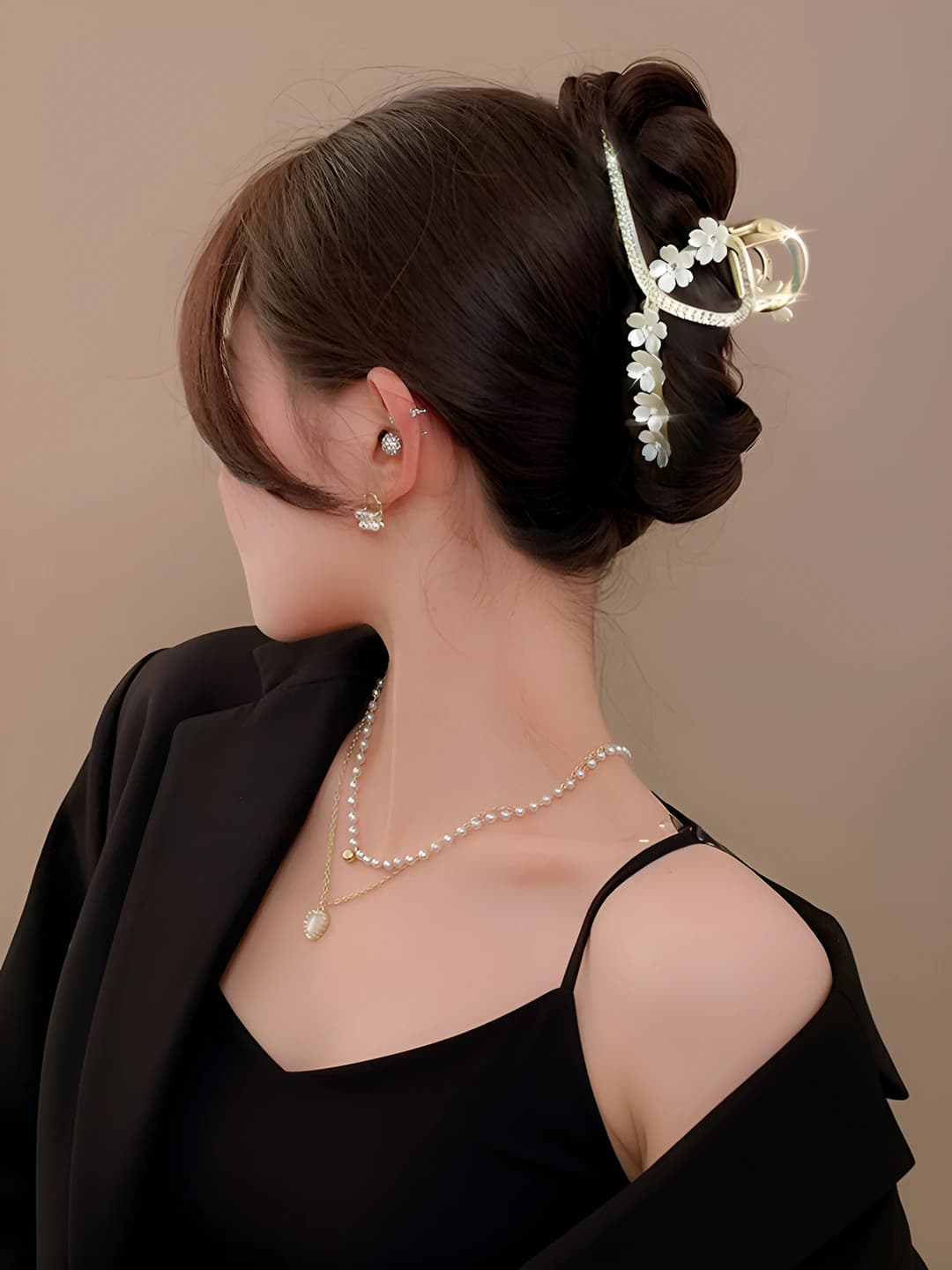 1# Gold flowers approx 11.5 cm