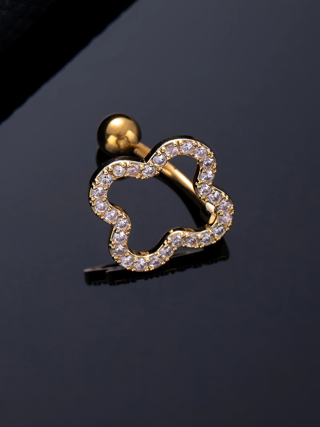 X676-14 Four-leaf clover Gold