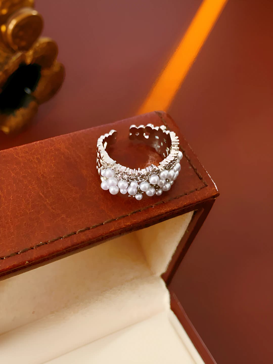 41# Ring - Silver - White