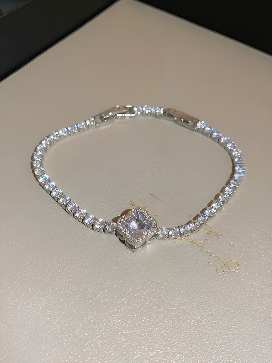 30# bracelet - Silver - White