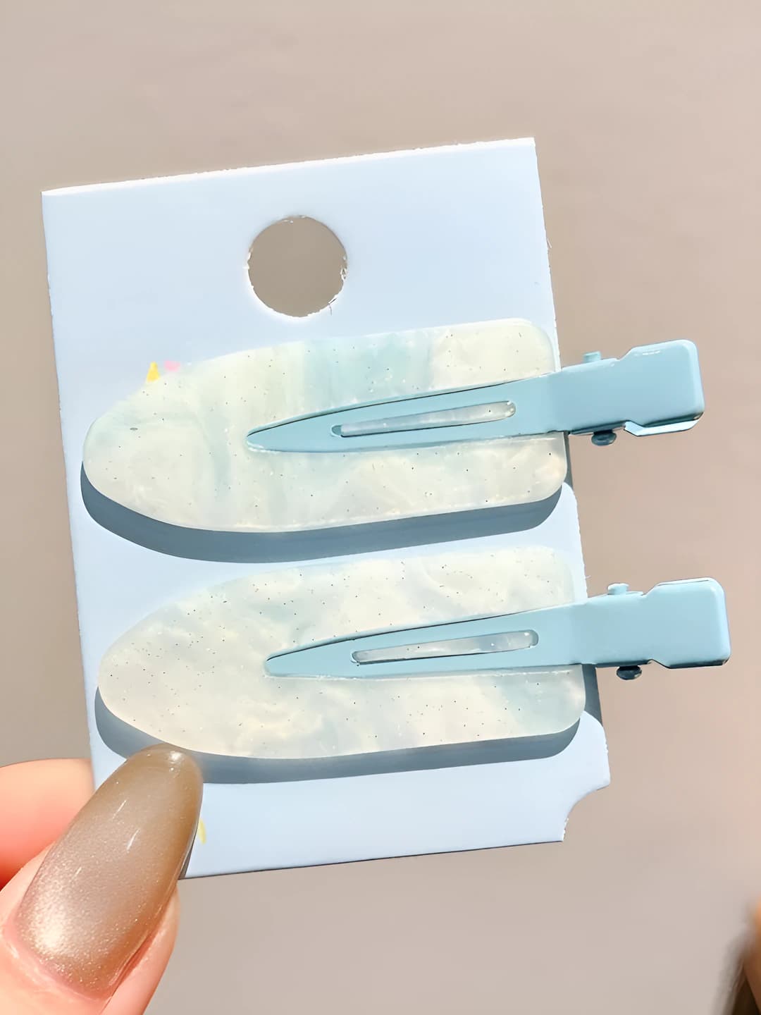4# Sky blue 2 pcs 6.5 cm