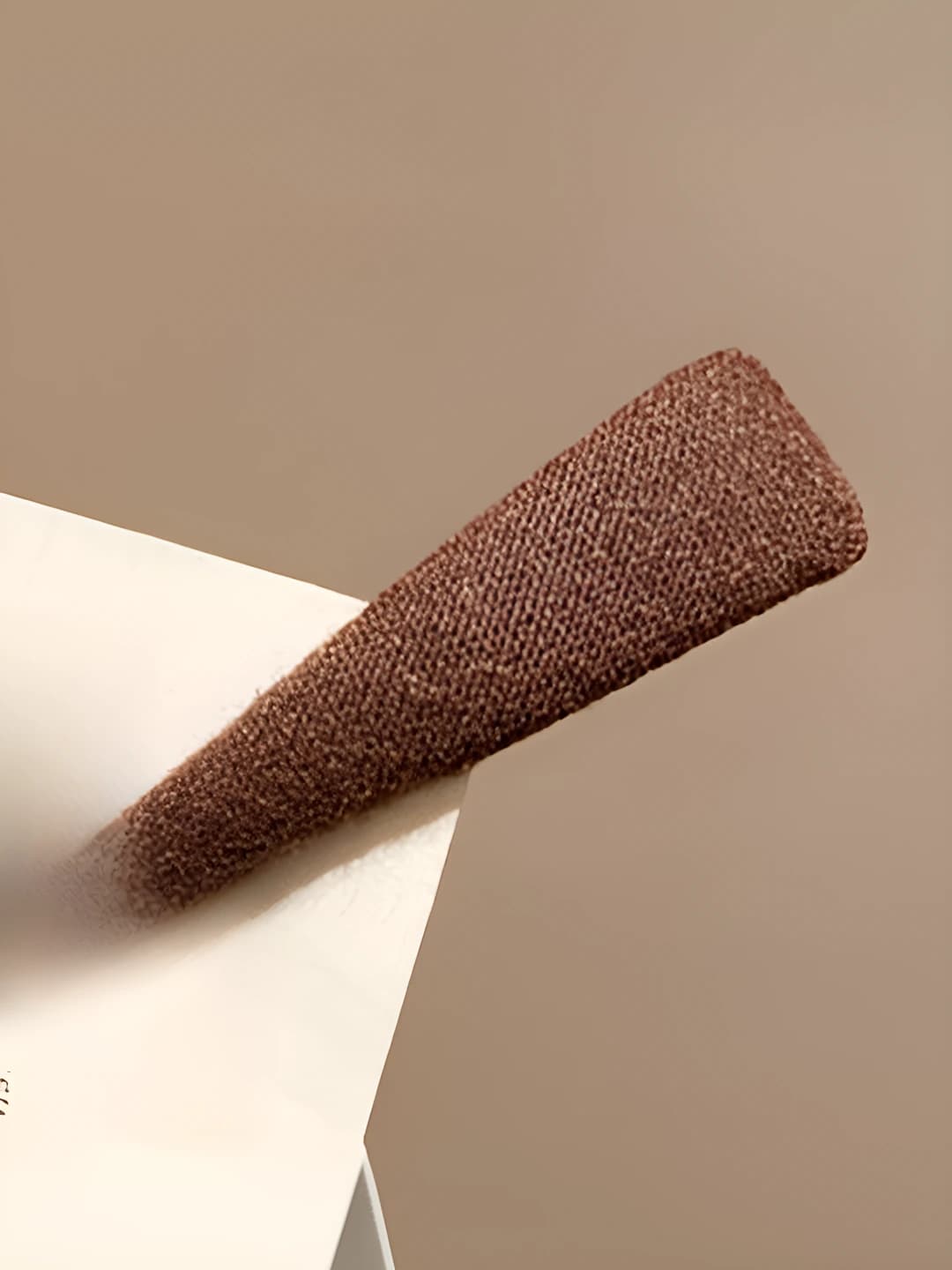 4# Dark coffee triangle wool bb clip 7.2 cm