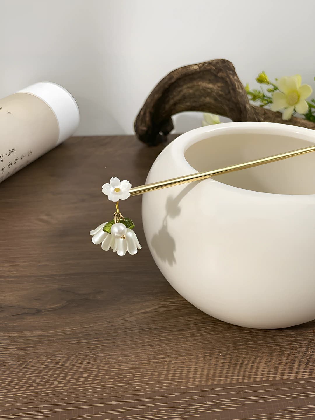 Gold hairpin