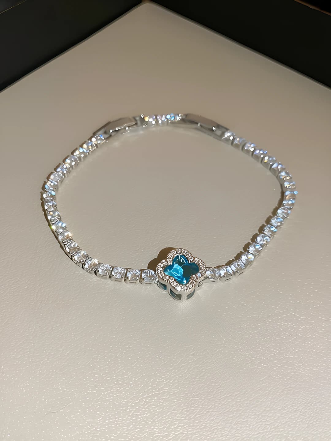 36# Bracelet - Silver - Blue