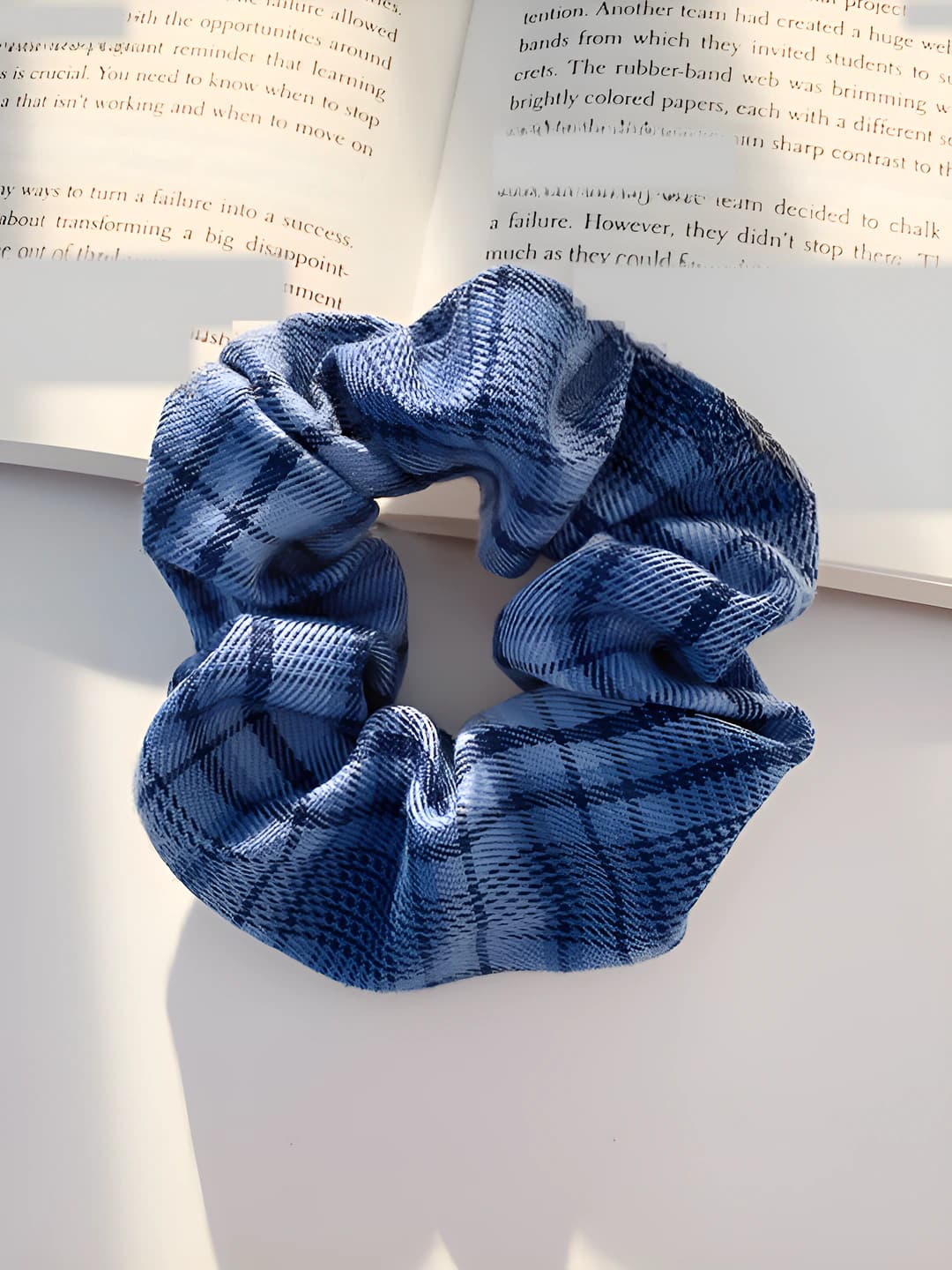 3# Champagne blue plaid 10 cm