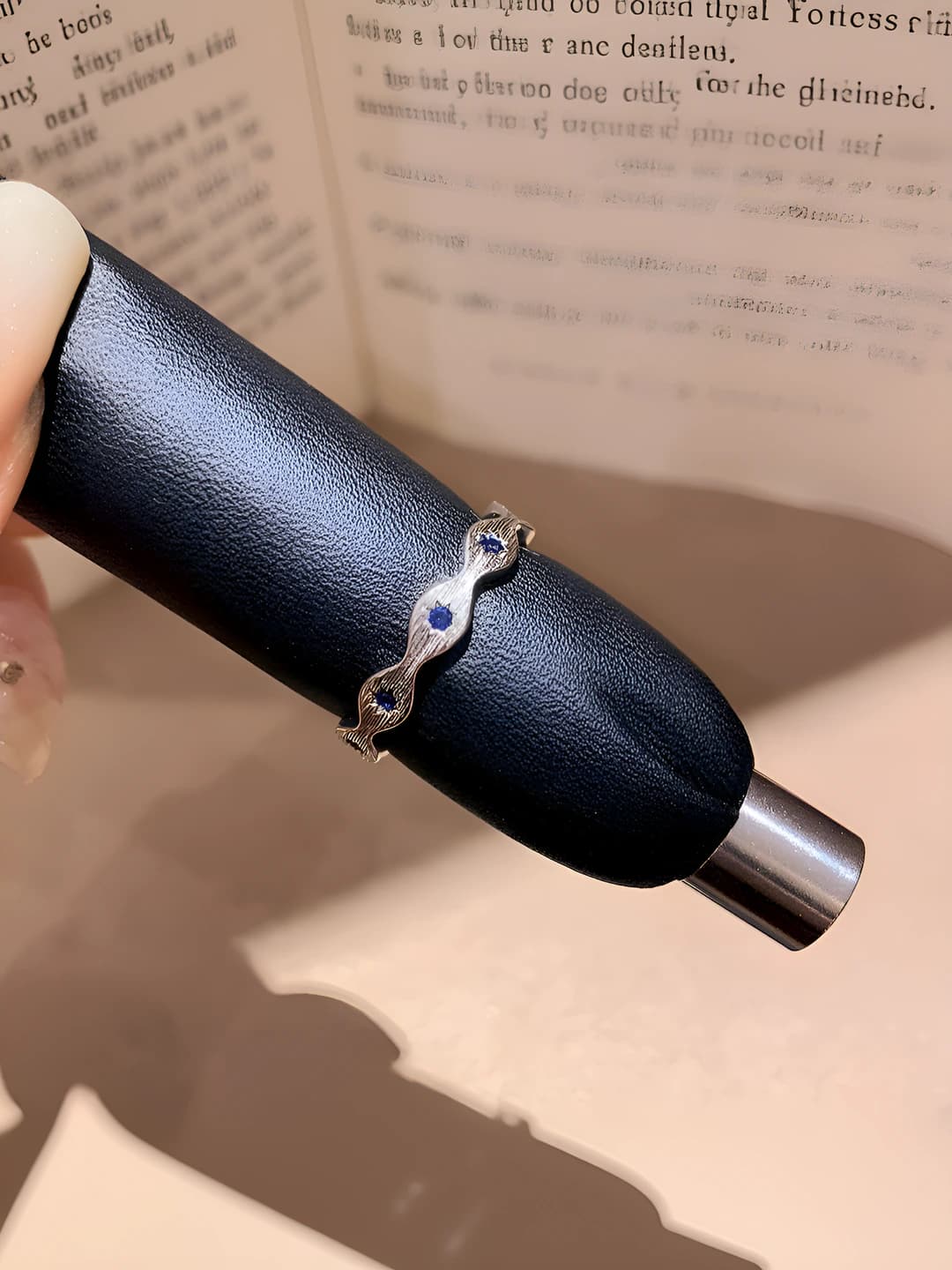 26# Ring - Silver - Blue