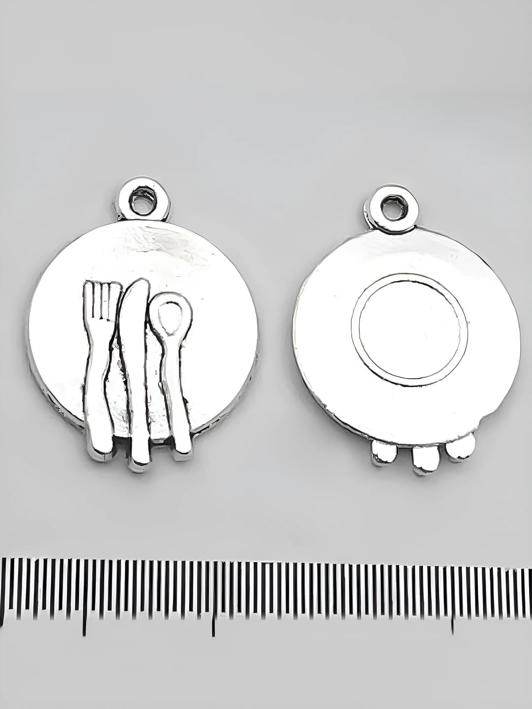 1 ta Tovoq, pichoq, cho'g'och, qoshiq 14x24mm