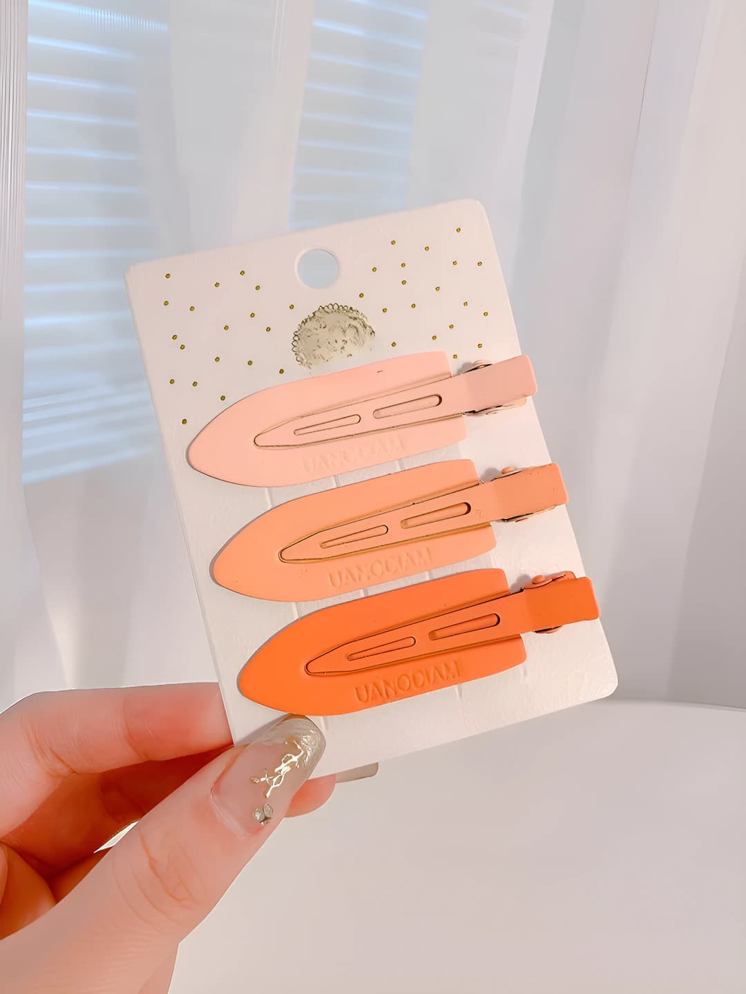 Orange tones - 3 pcs 7 cm