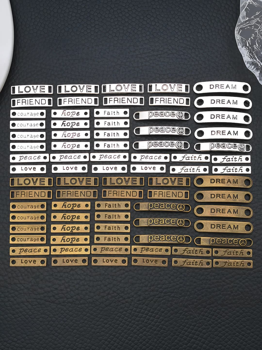 80 pc mixed letters, 20 types, 101.6g