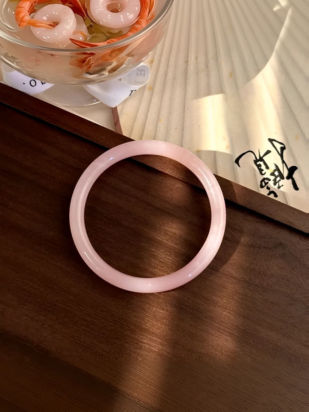8mm, pink jade, 1 pc