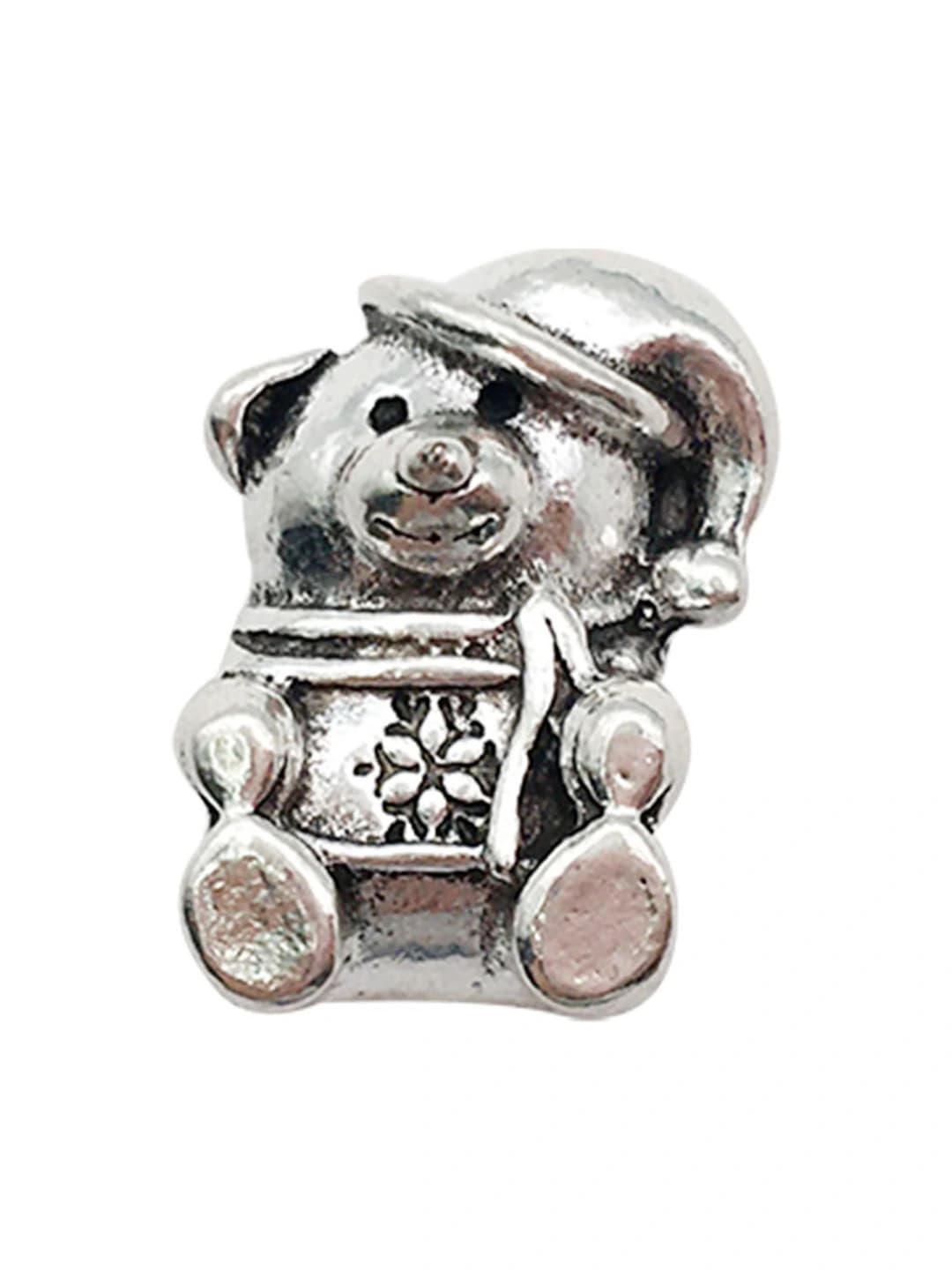 1 шляпа Рождество медведь 10x14mm-3.6g-15172