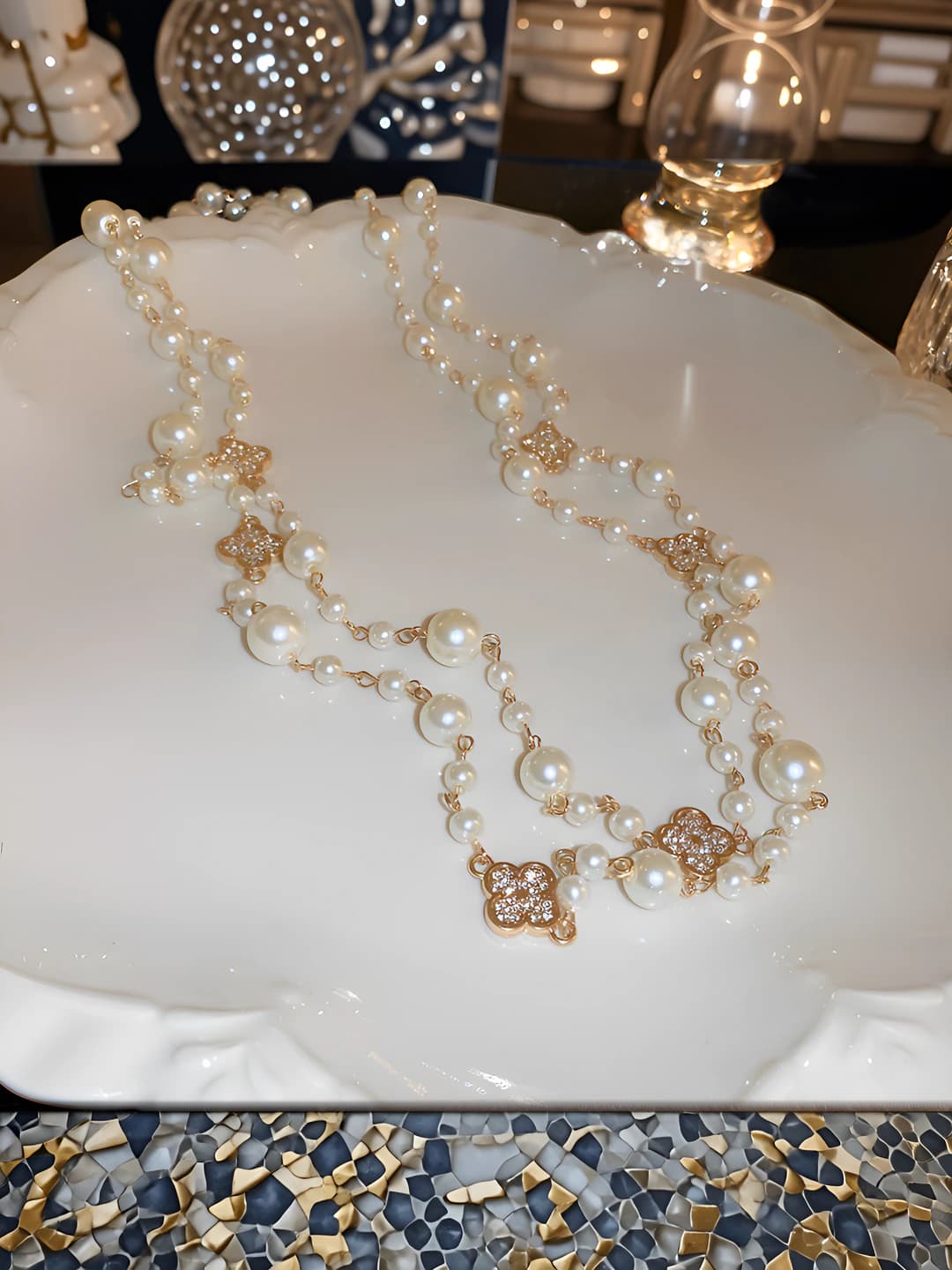 3# Necklace - White