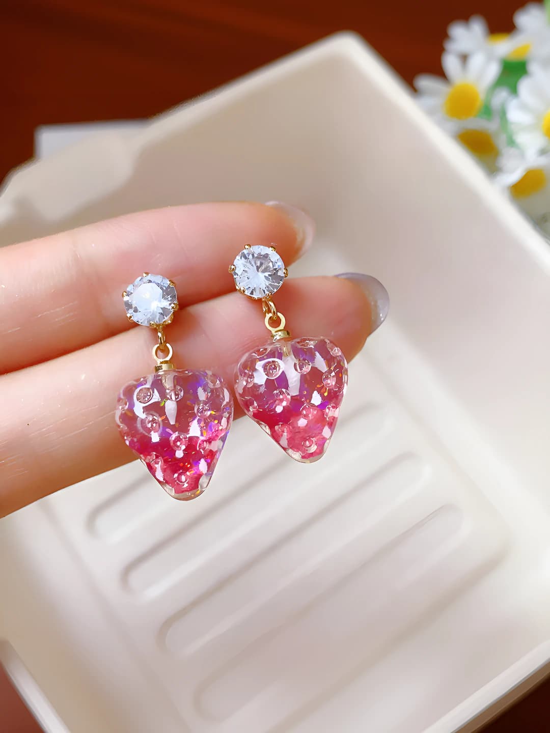 24# Серебряная игла - Золотой - Розовый