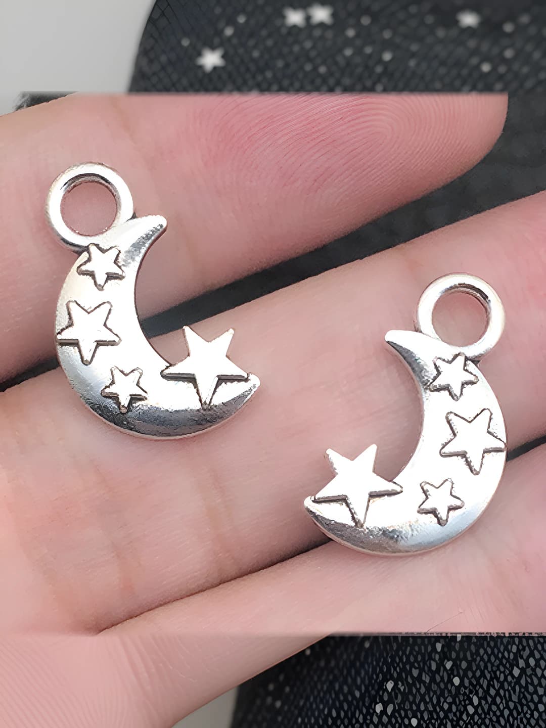 1 ta qadimiy kumush oy 11x20mm-1.3g-10949