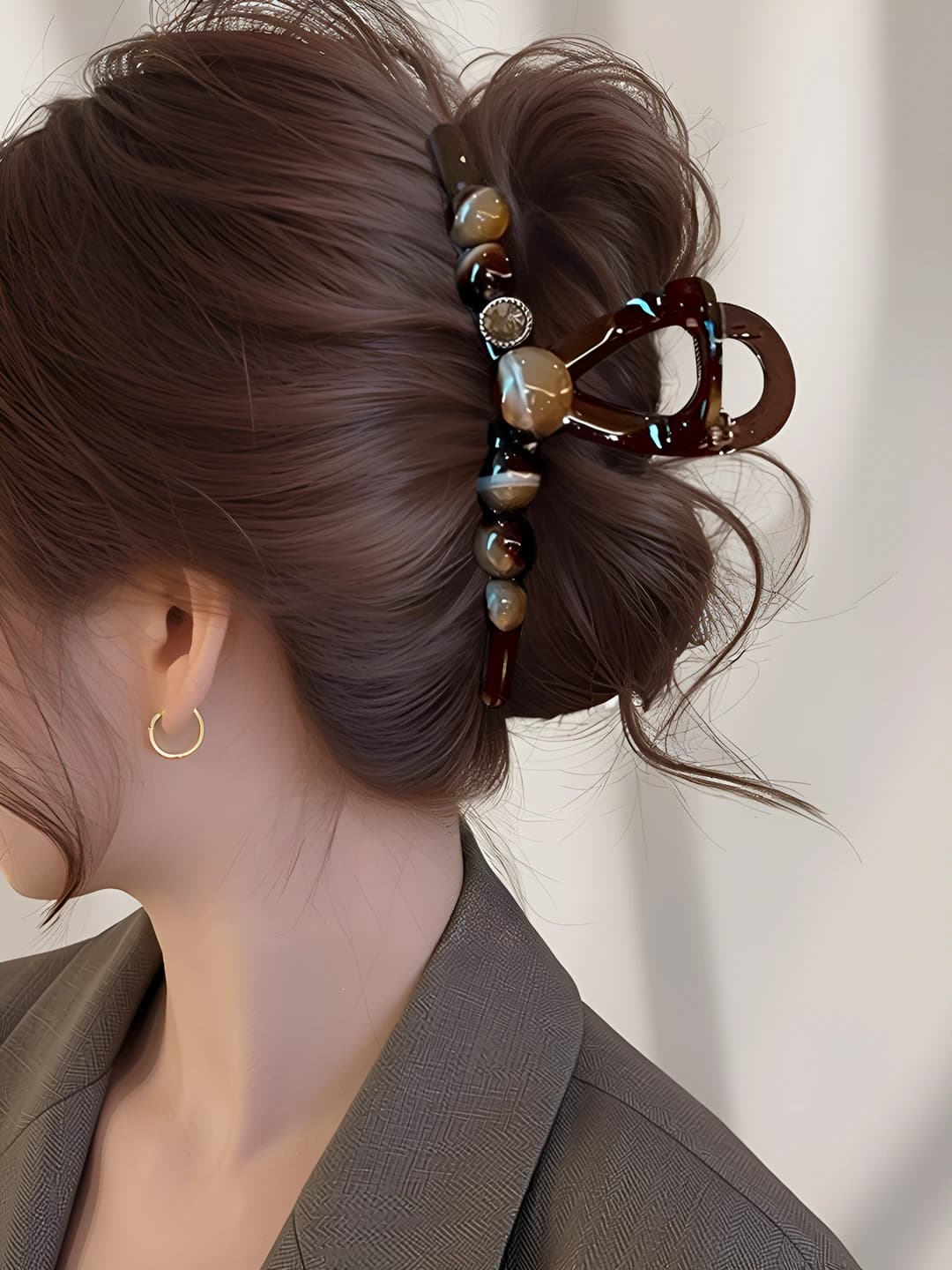 Premium Round Bead Clip, 13 cm