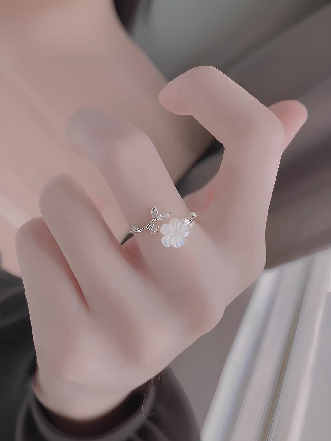 Серебристо-белый - Серебряные цветы