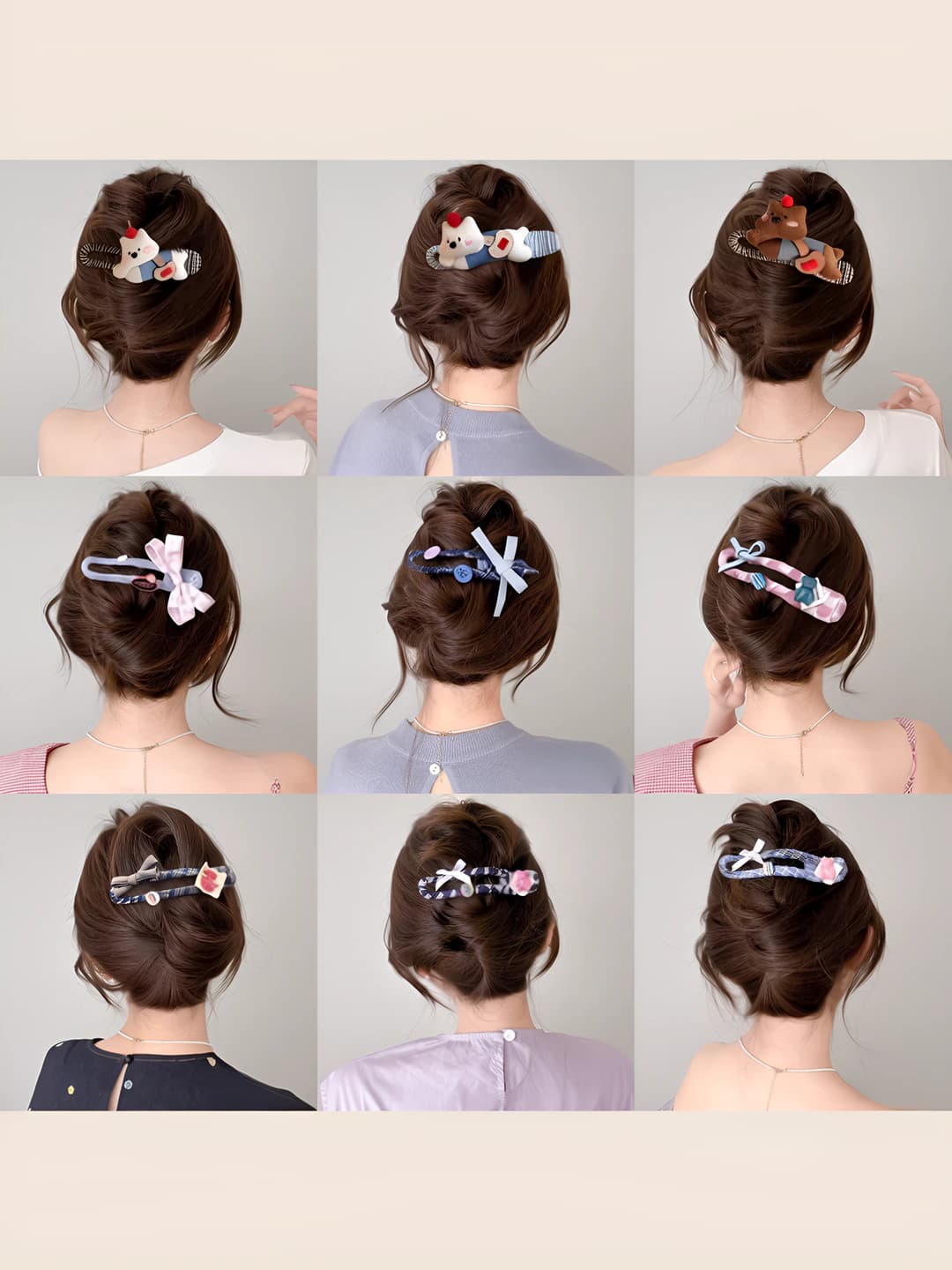 Женские заколки для волос: розовые, акрил, зажим-ути, ранняя весна, корейский стиль, милые