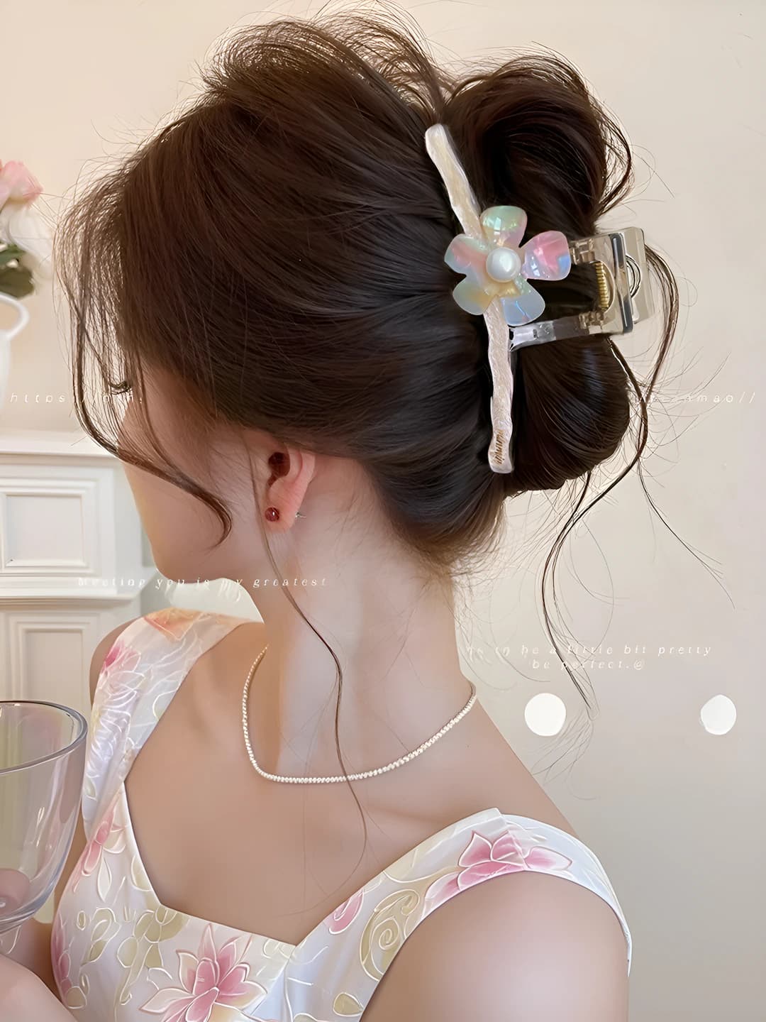 2# Разноцветные цветы, односторонний, 12.5 см