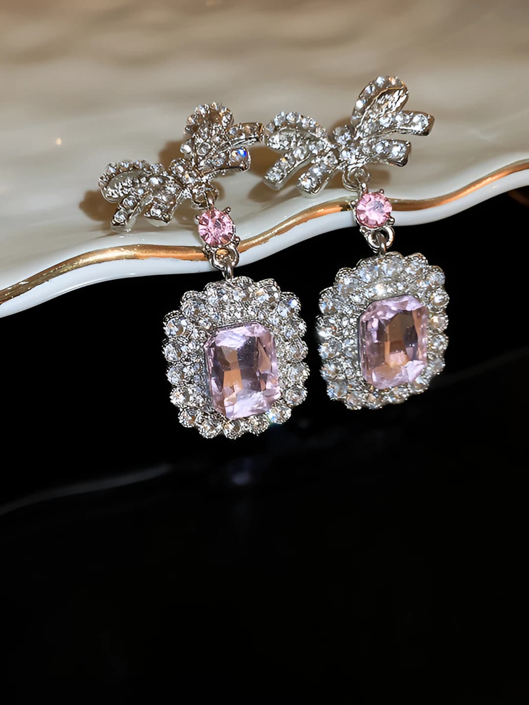 2# Серебряная игла - Розовый - Серебряный