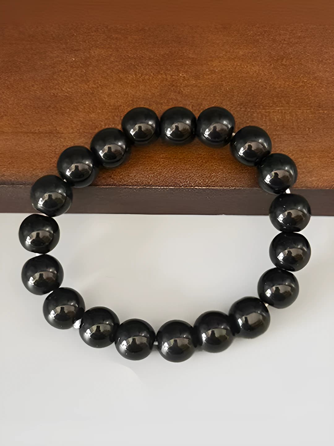 Obsidian imitasiyasi yuzuk 10 mm
