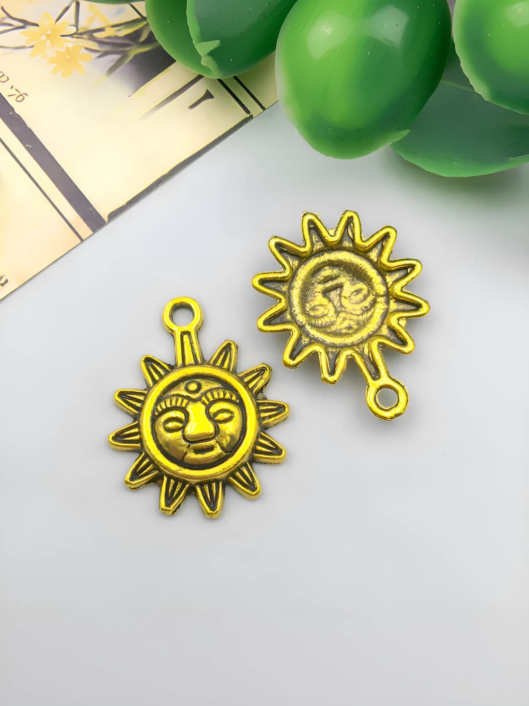 1 шт Круглый солнце 16x20mm-1.2g