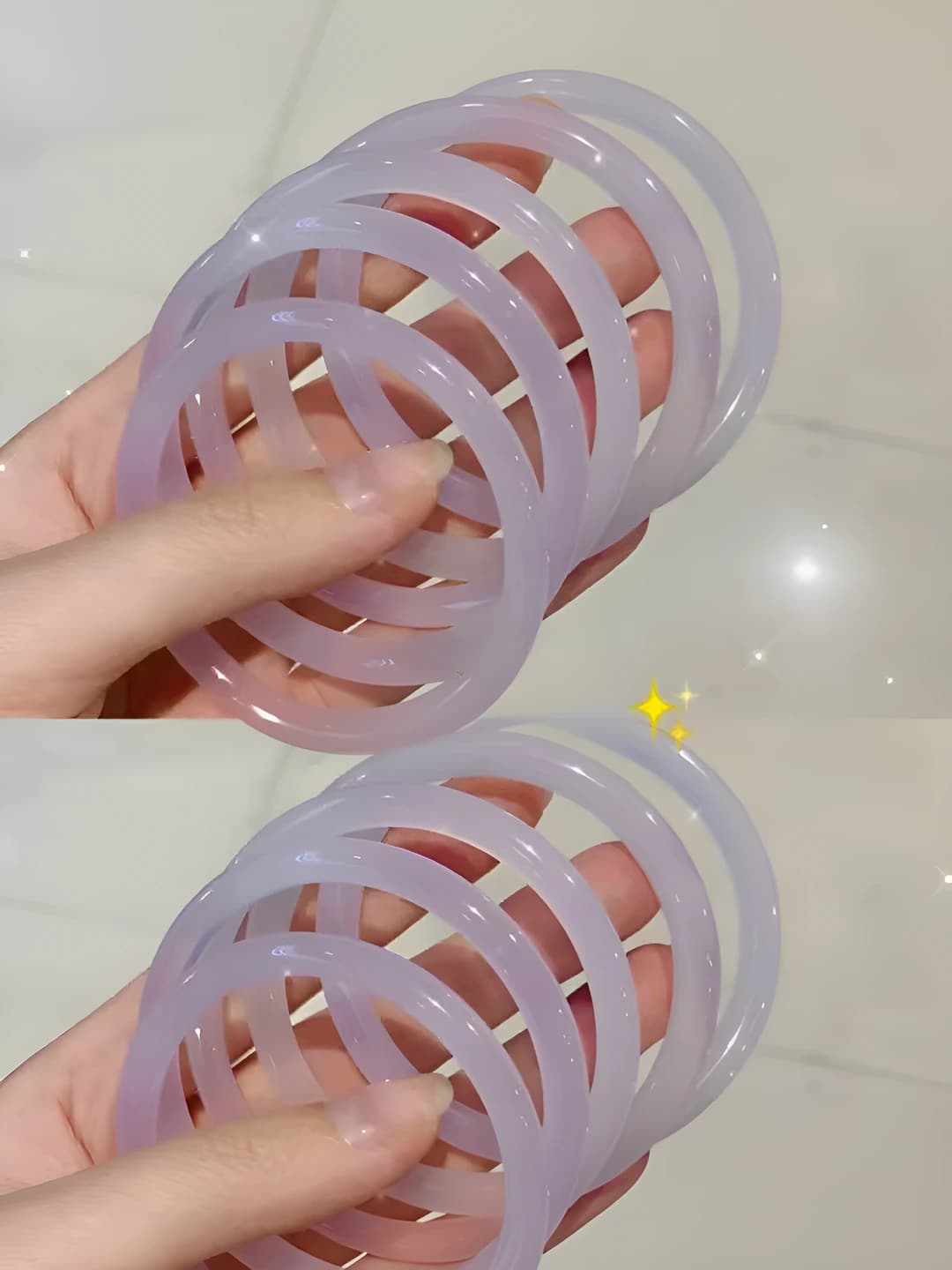 Дымчатый фиолетовый 2 шт, 62mm