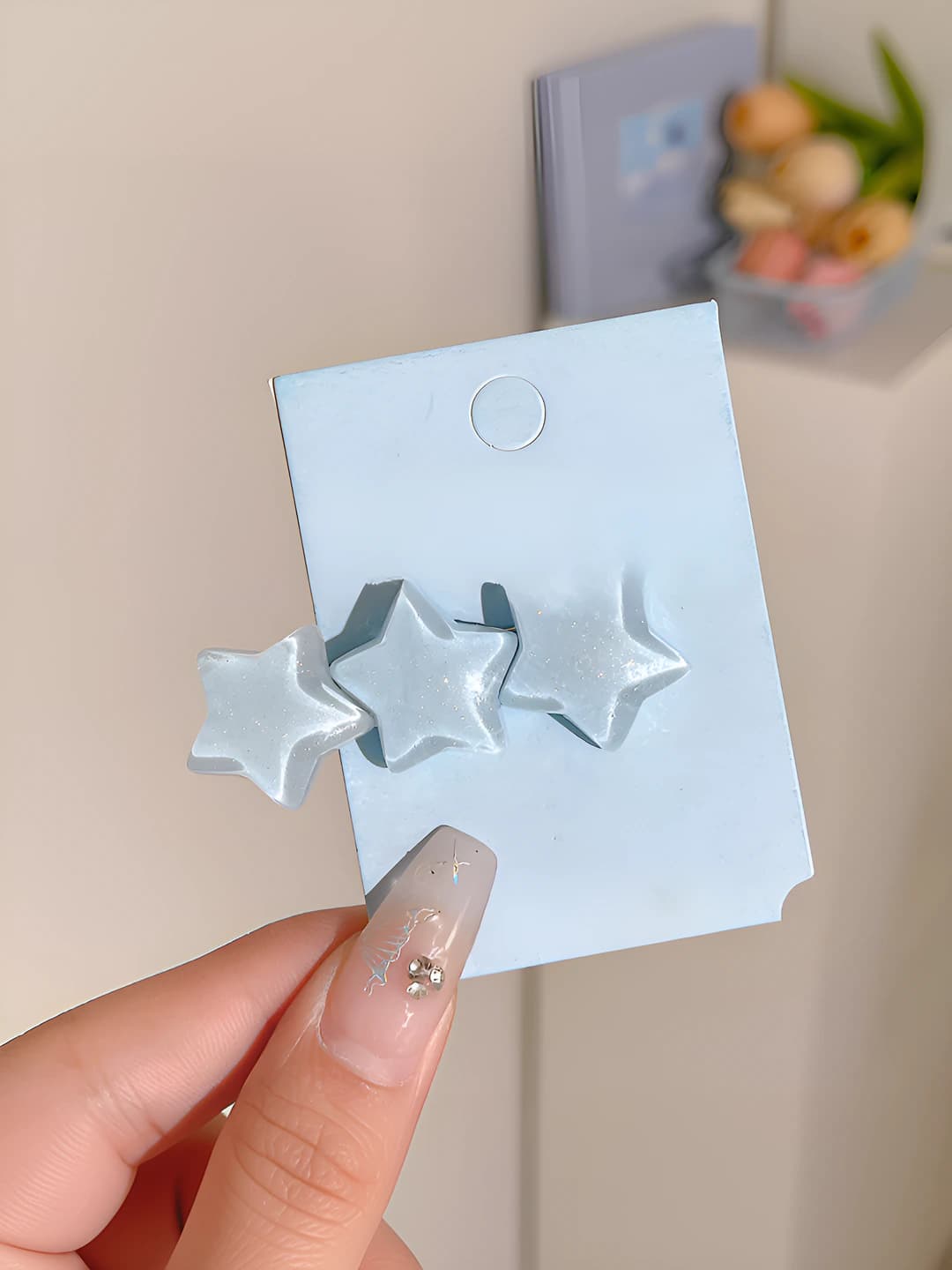 Three five-pointed star duck, 5 cm