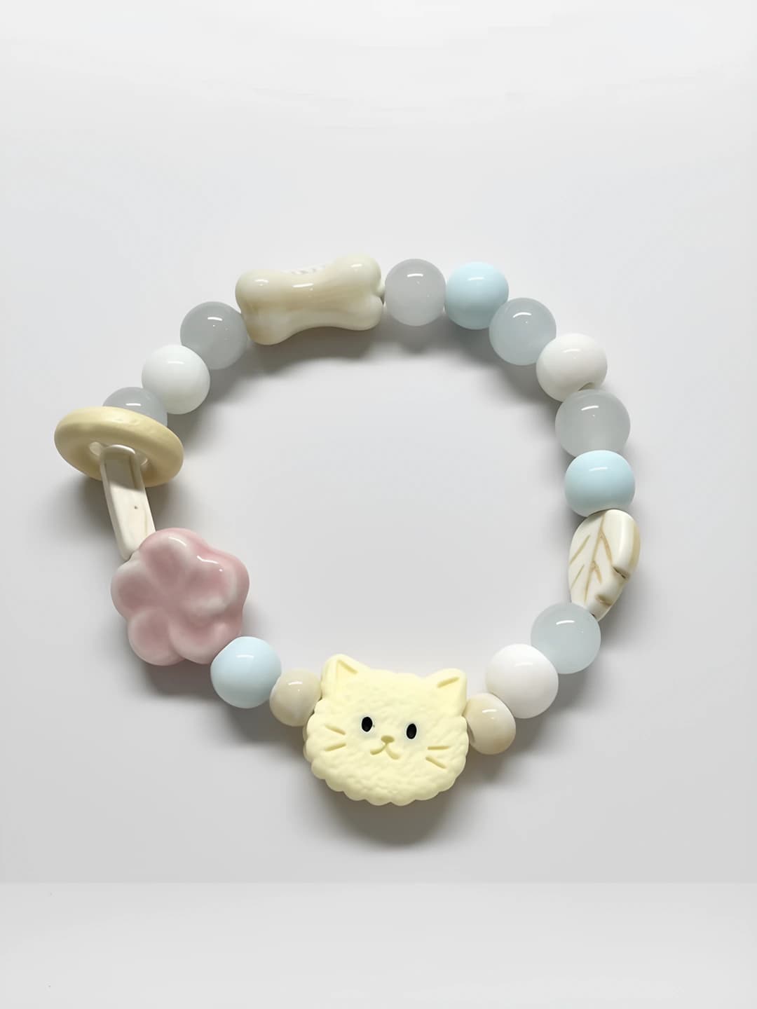 Sakura cheese kitten bracelet [1 pc]