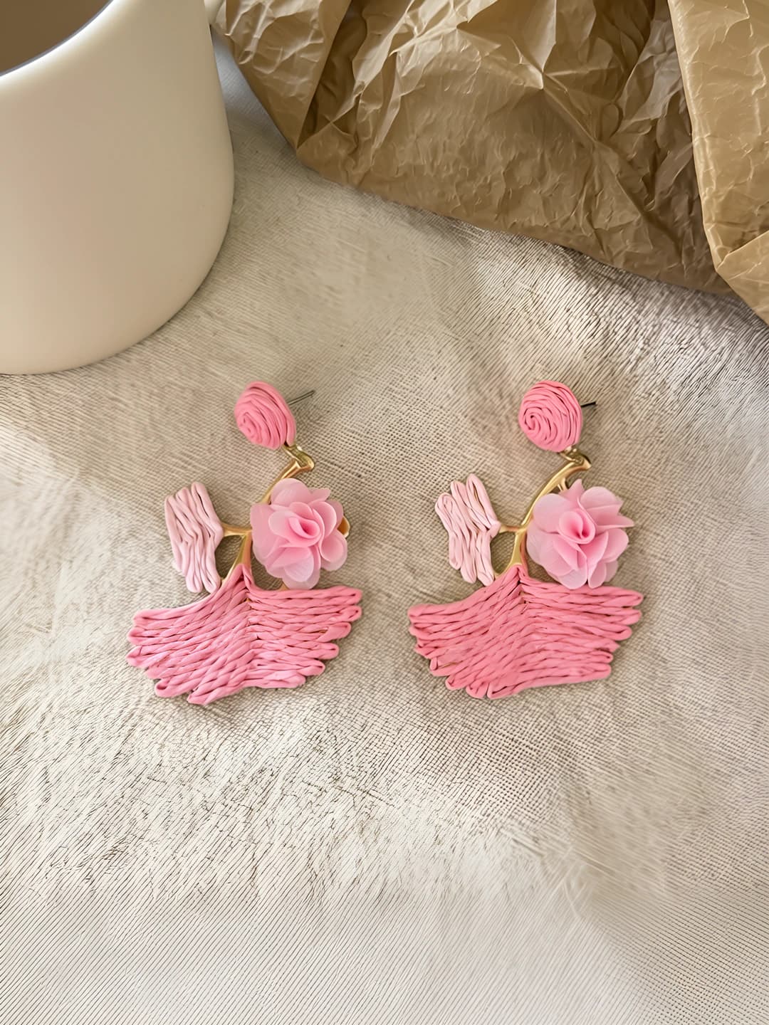 Pink, ginkgo, ~6.3 cm