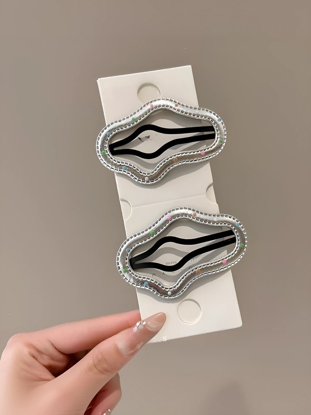 3# Silver clouds, 2 pcs