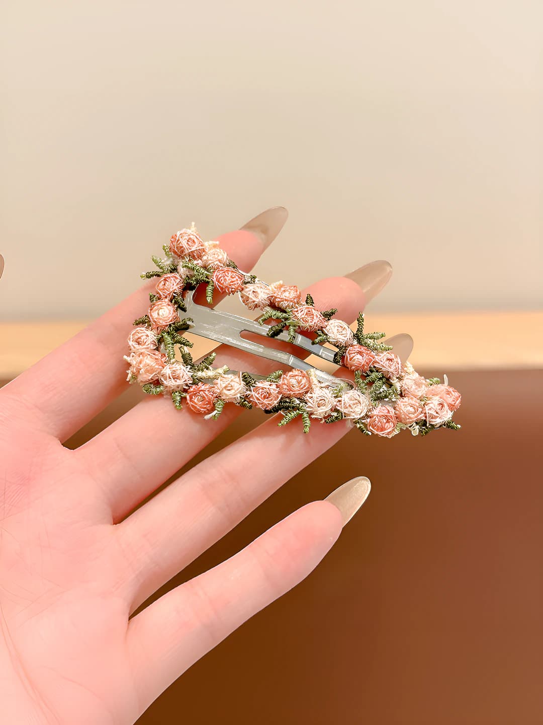 Цветочный, кружево, треугольник BB, 7.5 см