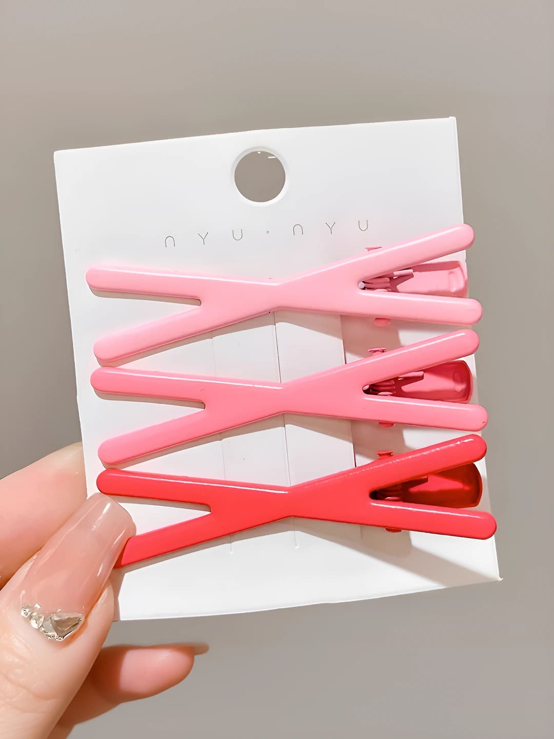 2# Pink, cross, 3 pcs