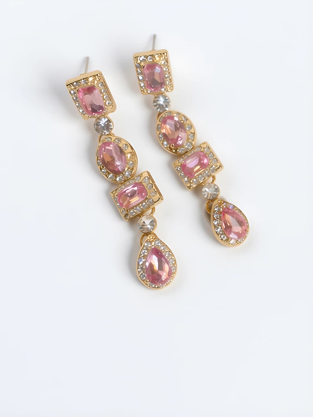 12# Steel pin - Gold - Pink