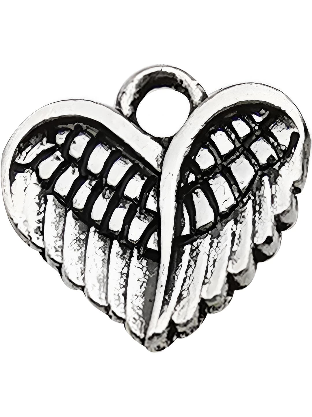 1 pc apricot heart with wings 11x10mm-1g-13335