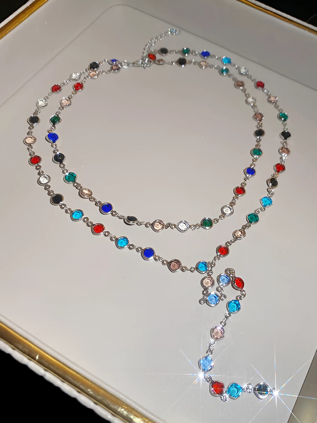 32# Necklace - Silver - Multicolour