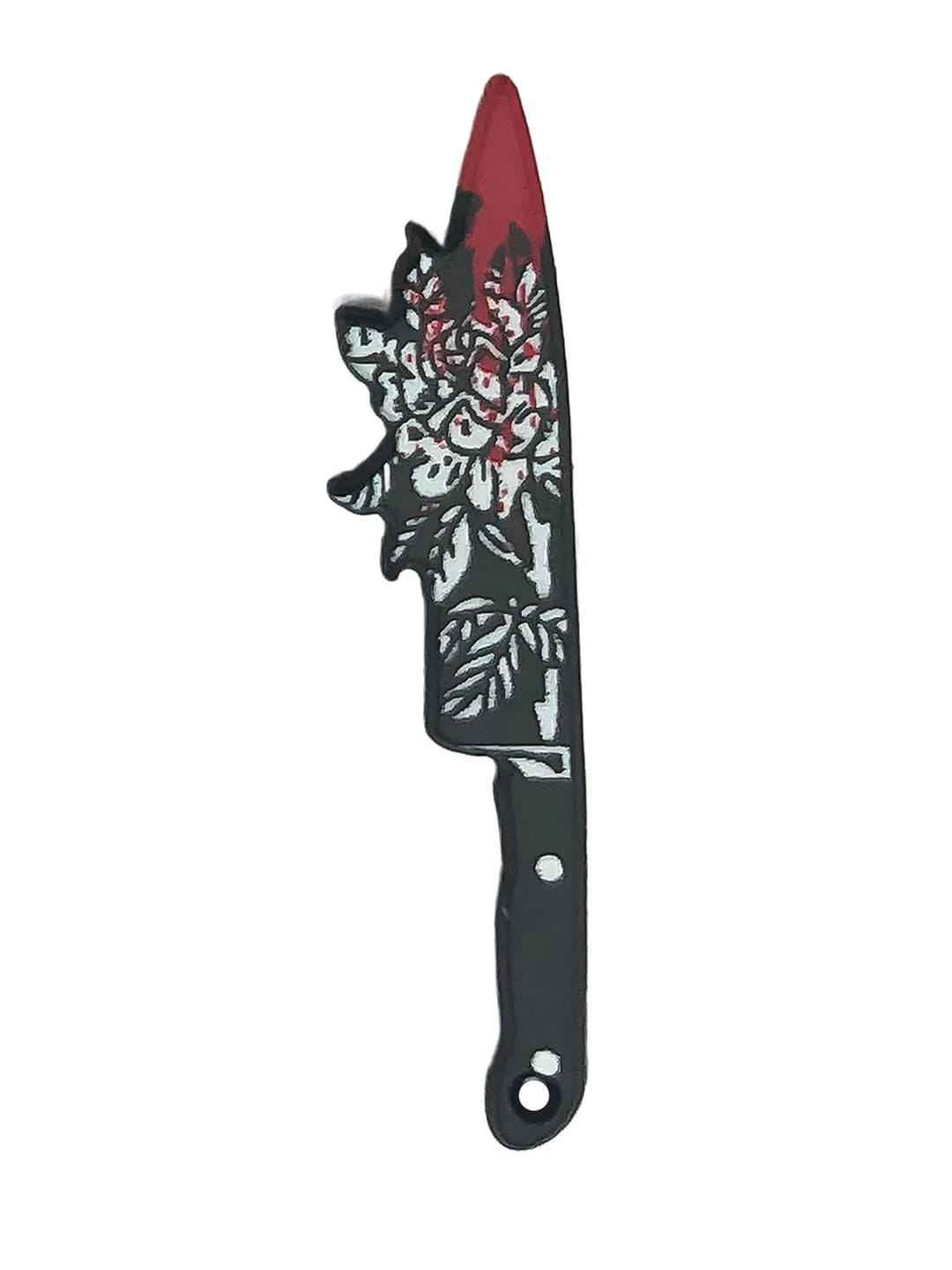 1 pc flowers with bloody knife - 56x12mm - 0.9g - 19275