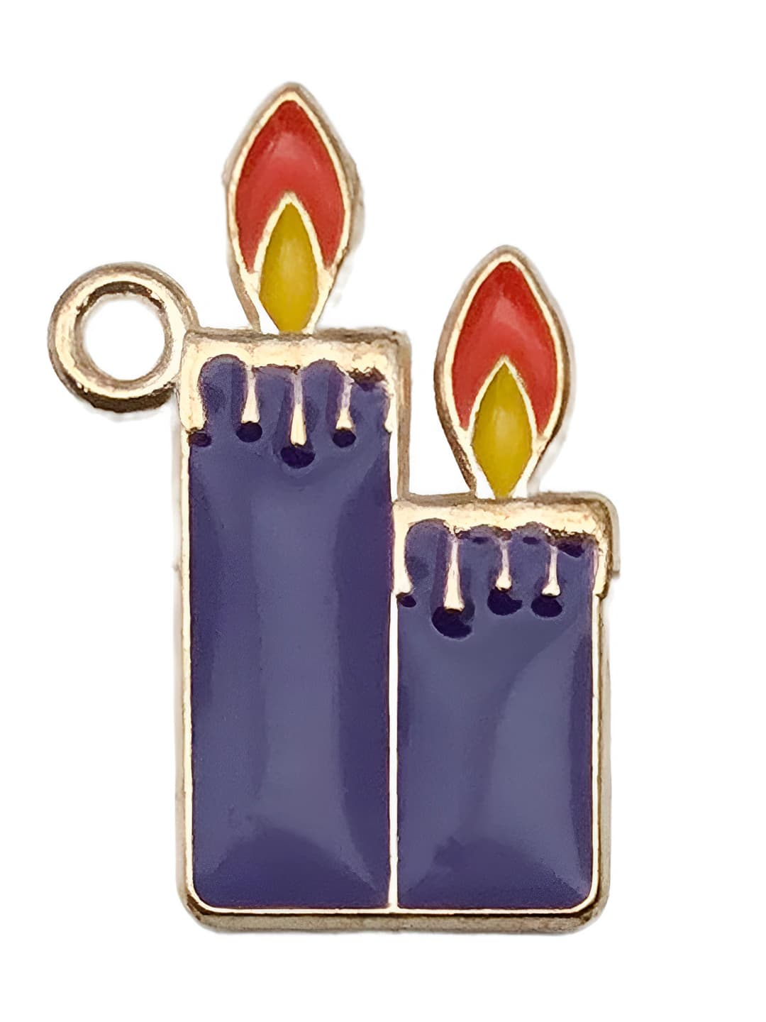Фиолетовый, 21x15mm, 1.4g